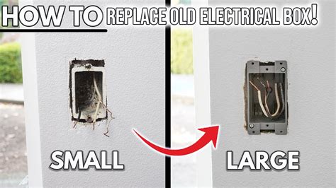 how to remove a wall electrical outlet box|drywall electrical box replacement.